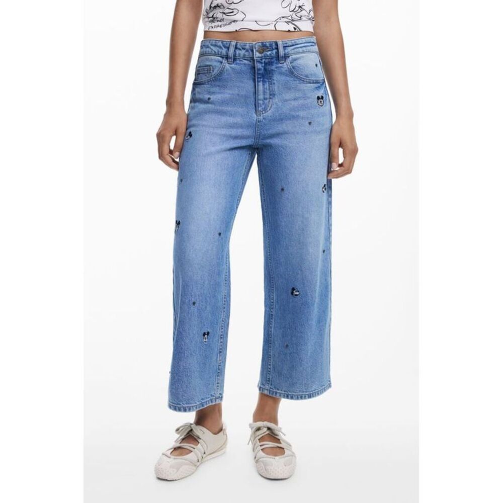 Desigual Azzurro Cotton Women's Women's Jeans